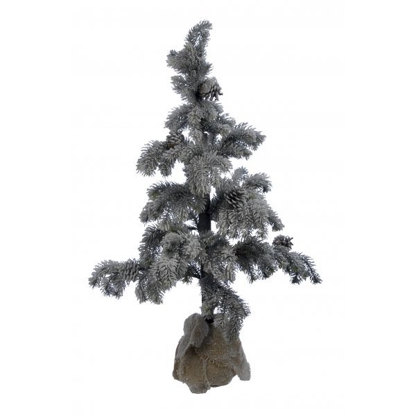 Χριστουγεννιάτικο Χιονισμένο Δέντρο με Σακί (1m)